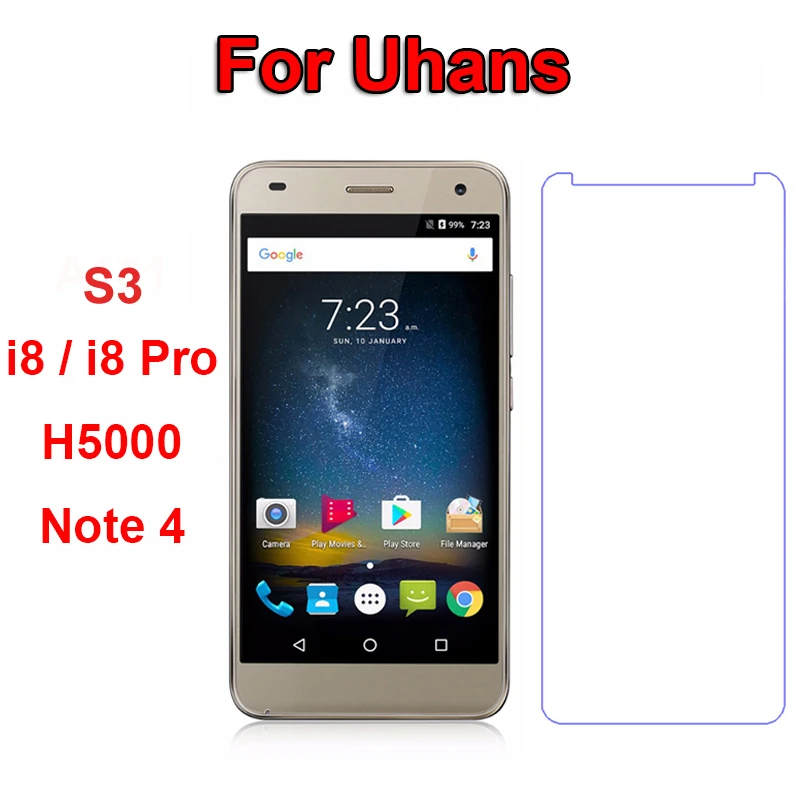 Uhans Note 4 S3 A101S H5000 Защита экрана для Uhans H5000 Защита от царапин Закаленное стекло для Uhans I8/I8 Pro 5,7 пленка для телефона