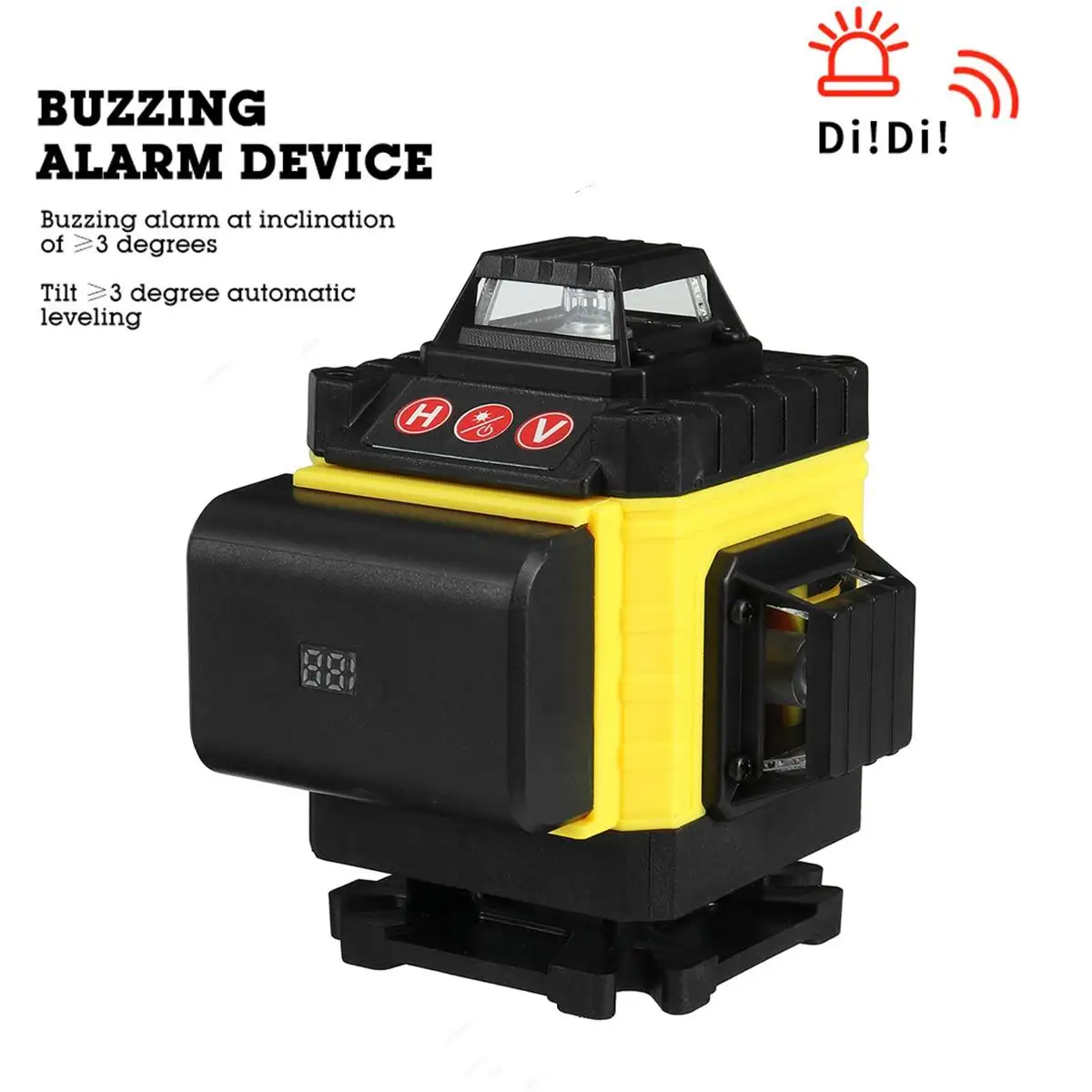 

12 16 Lines Laser Level 4D 3D Self-Leveling 360 Horizontal&Vertical Cross Powerful Green Beam 6000mAh Laser Level 100cm Tripod