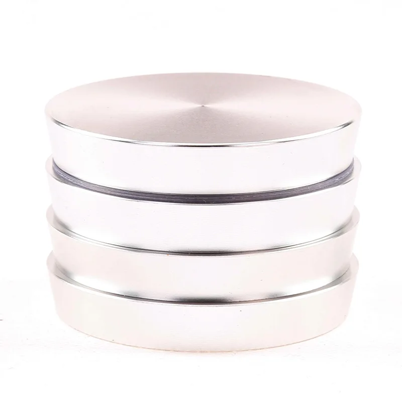 Башня Форма 4 Слои измельчитель травы сорняков 63 мм Алюминий в форме трапеции