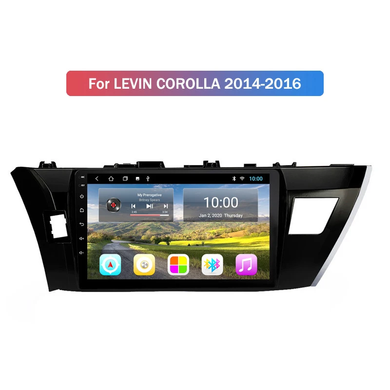 Хит продаж для Toyota Carolla 14 16 автомобильный навигатор Android большой экран GPS 9