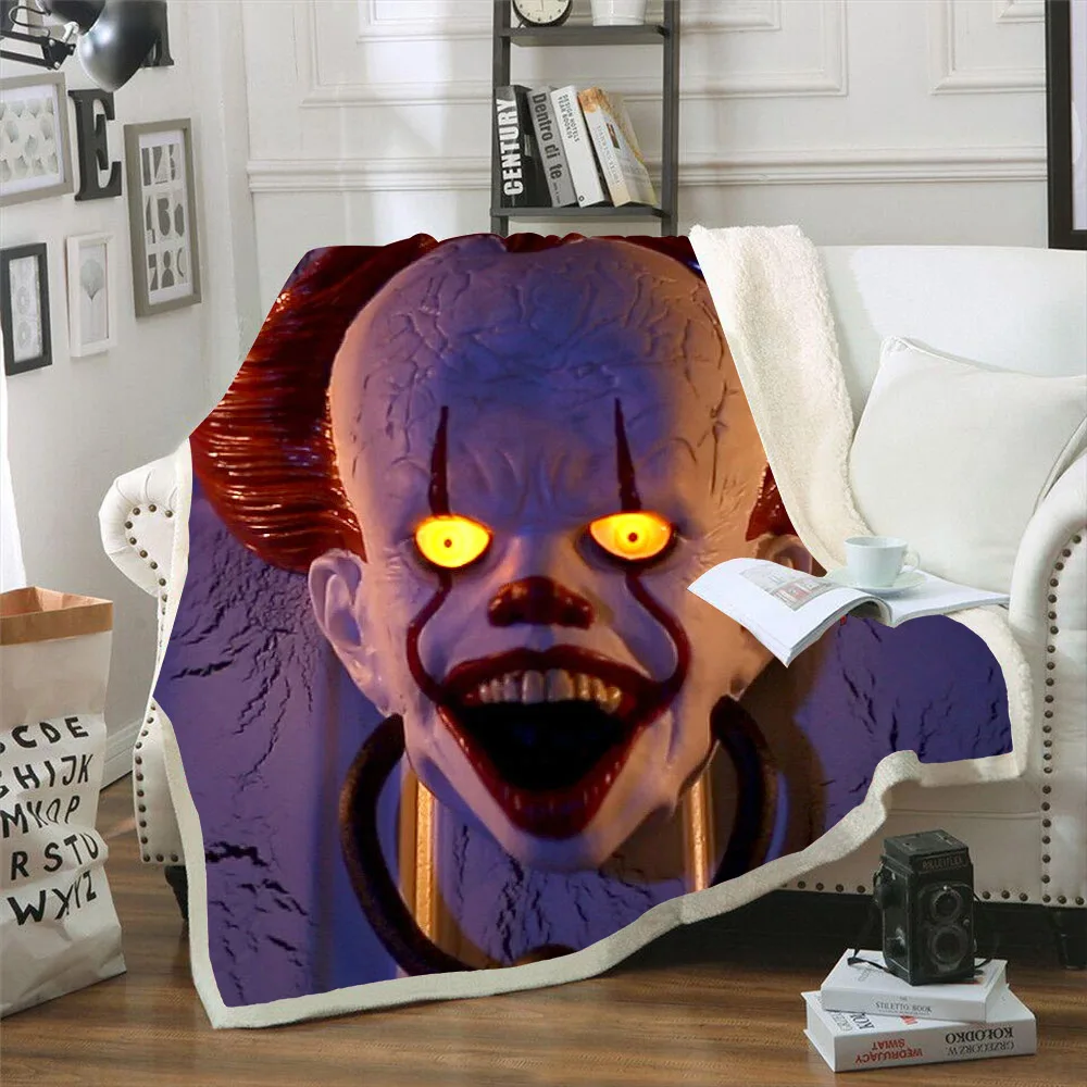 Stephen King's It Chapter 3d печать путешествия постельные принадлежности выход пледы Флисовое одеяло-покрывало одеяло на искусственном меху диван квилт для софы крышка