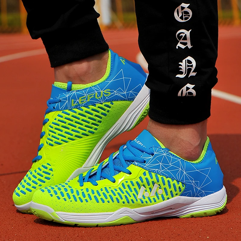 Высококачественные мужские и женские легкие дышащие туфли для бадминтона