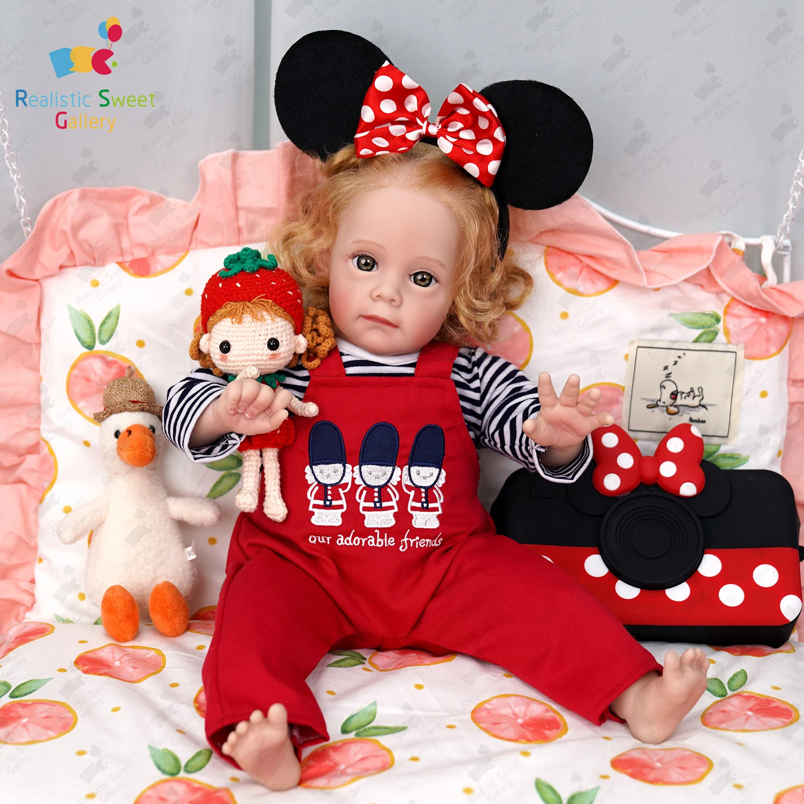 

Силиконовая виниловая Кукла-младенец RSG, 43 см