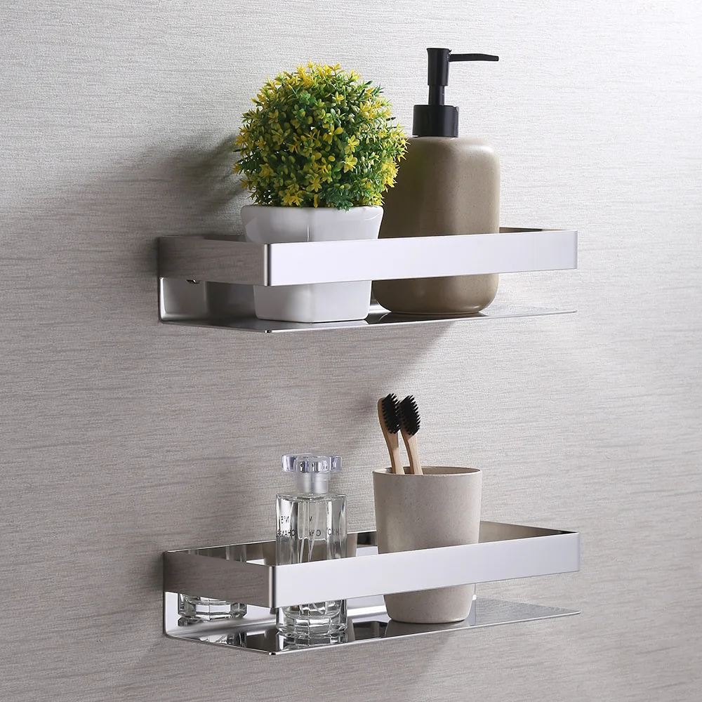 Полка для ванной комнаты из нержавеющей стали 304 угловая полка квадратная душа