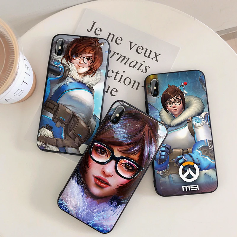 Marvel Heroes Mei чехол для iPhone 6 6S plus роскошный черный 5 5S SE 7 8 Plus X XS MAX XR | Мобильные
