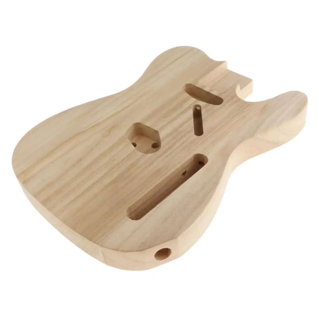 feine unfinished gitarre körper barrel blank poliert holz handwerk ersatz passt für tl elektrische gitarre teile zubehör free global sh