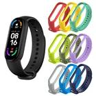 Ремешок силиконовый для Xiaomi Mi Band 6 5, сменный спортивный браслет для Mi Band 6, браслет для Miband 5