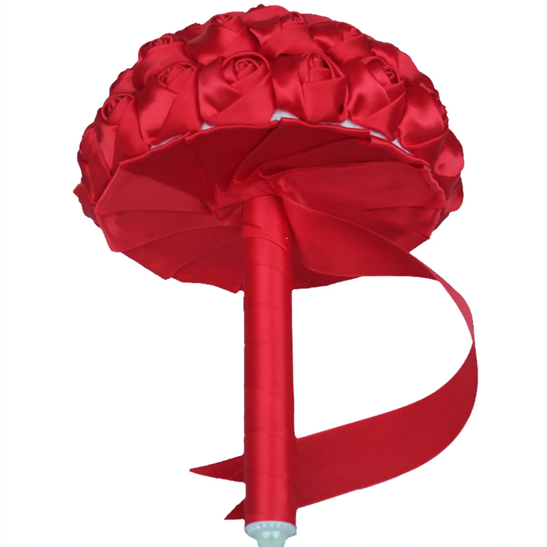 Белый/красный/синий/фиолетовый/розовый букет искусственных цветов с украшением