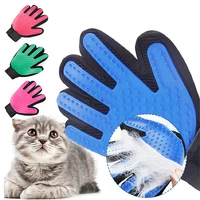 pet cat grooming gloves brush glove for cat hair remover brush cat dog deshedding cleaning combs massage gloves for animasl wool