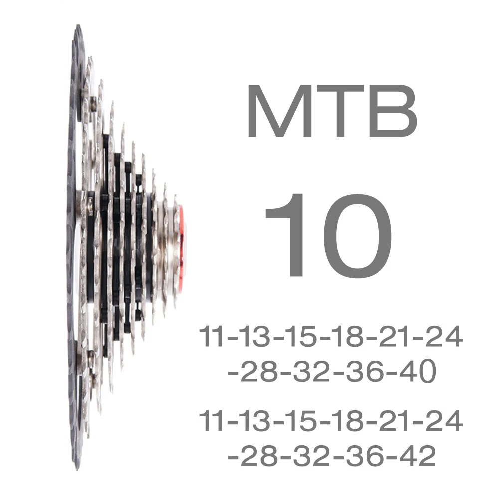 ZTTO MTB 10 скоростей 11-42T 11-40T кассета велосипедная Звездочка 10 скоростей 11-42 10s Freewheel 10v K7 11-40 диапазон подходит для M780 M590 M6000