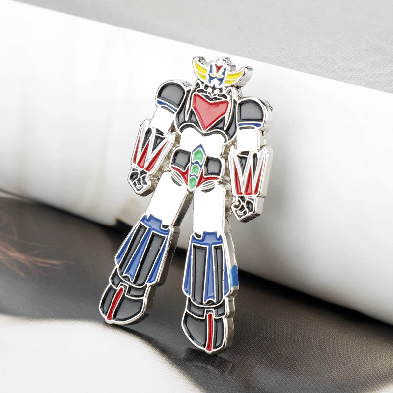 UFO Grendizer Robot Enamel Pins Brooches Children Anime Collections Women Men Lapel Pin backpack bags Hat badge Corsage Gifts - купить по