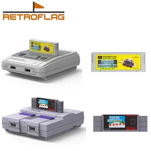 Игровой картридж Retroflag SUPERPi CASE-JCASE-U Snes с охлаждающим вентилятором и радиатором для Raspberry Pi 3B Plus (3B +)3B