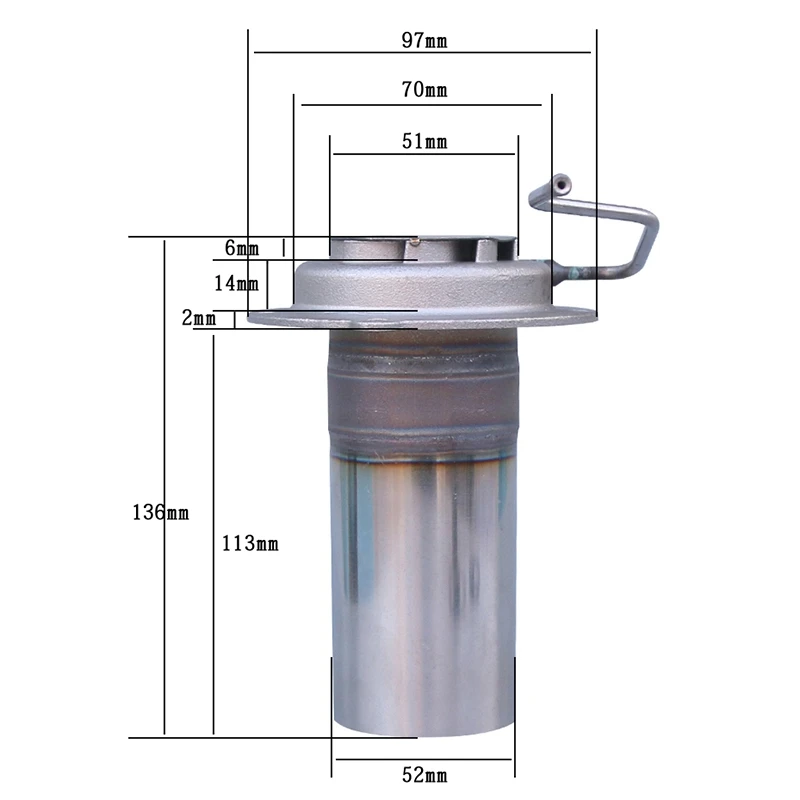4 кВт автомобильный нагреватель горелка вставка факела камера сгорания с
