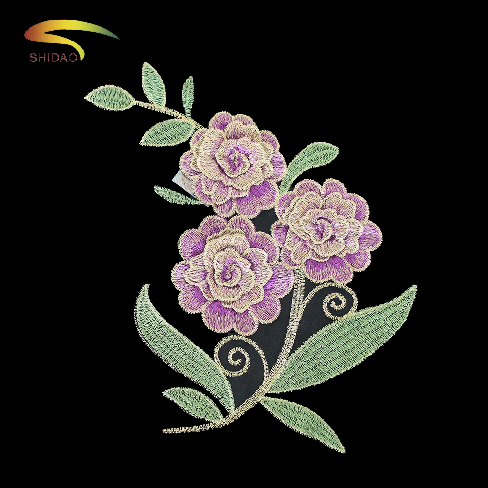 Дешевая Роза флакон парфюма патч для вышивки DIY аксессуары ручной работы утюга в