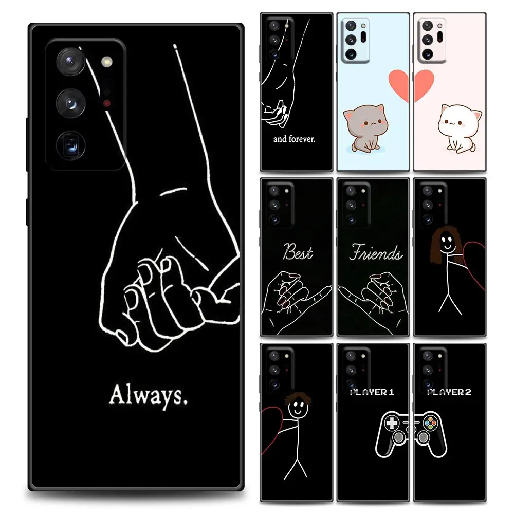 

Always And Forever Best Friends Samsung Case for Note 8 Note 9 Note 10 M11 M12 M30s M32 M21 M51 F41 F62 M01 Soft Silicone Cover
