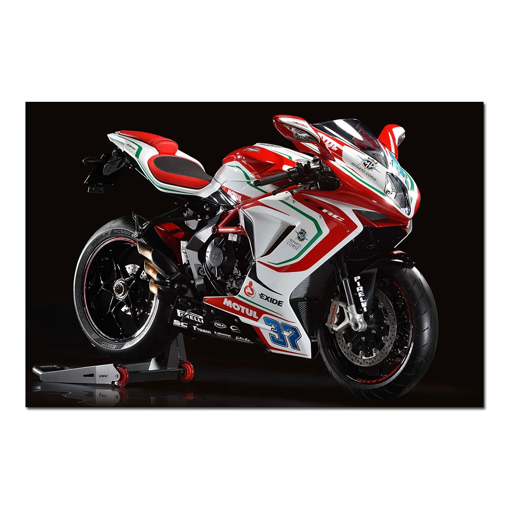 MV Agusta F3 800 RC Супермотоцикл Декоративные настенные художественные постеры и