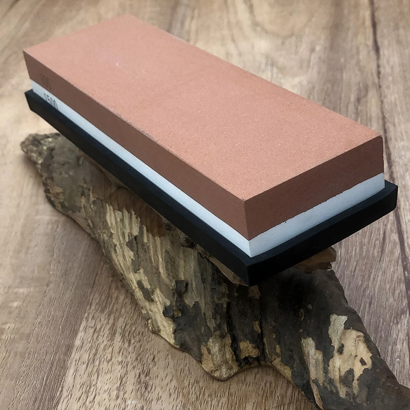 

Sharpener Whetstone Honing blade sharpening knife sharpener sharpening stone 600/1500 grit With bamboo base + knife holder set