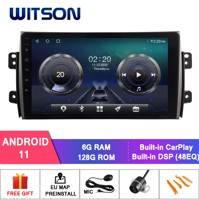 

WITSON Android 11 CAR DVD SYSTEM for SUZUKI SX4 2006-2012 Car Multimedia Player Stereo AutoAudio GPS Navigation DVD Video Carpla