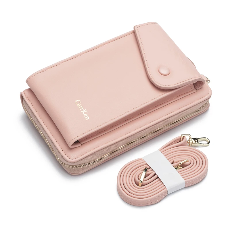 Женский кошелёк корейский двухслойная шить Мобильный телефон сумка мульти карты