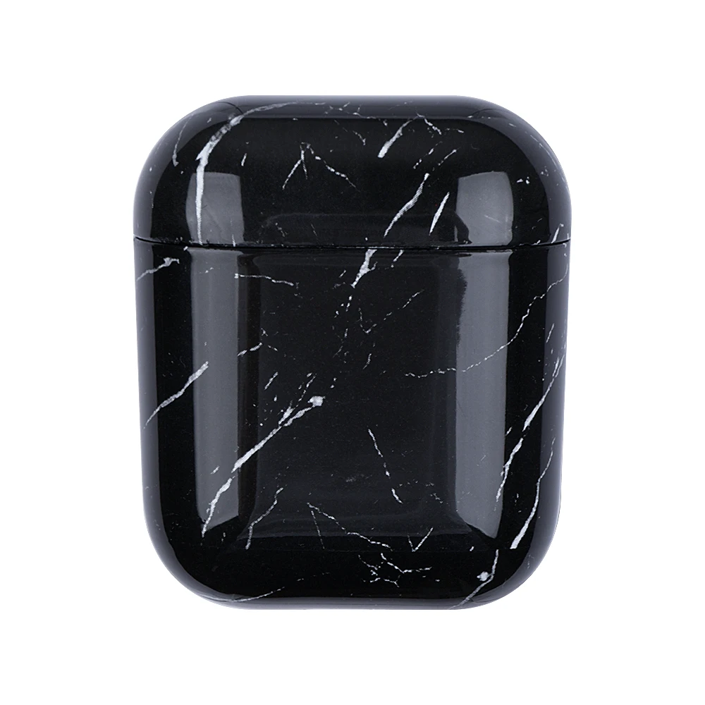 09 Чехол для наушников с мраморным узором для Airpods 1 2, Жесткий Чехол из поликарбоната, чехол для зарядки AirPods 1 2, защитный чехол I11s I9s I12 - Цвет: 09