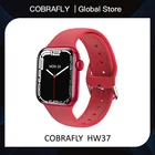 Смарт-часы COBRAFLY серии 7 1,77 дюйма HW37, фитнес-трекер с индивидуальным циферблатом для Android IOS PK IWO 13 HW22 Plus W37