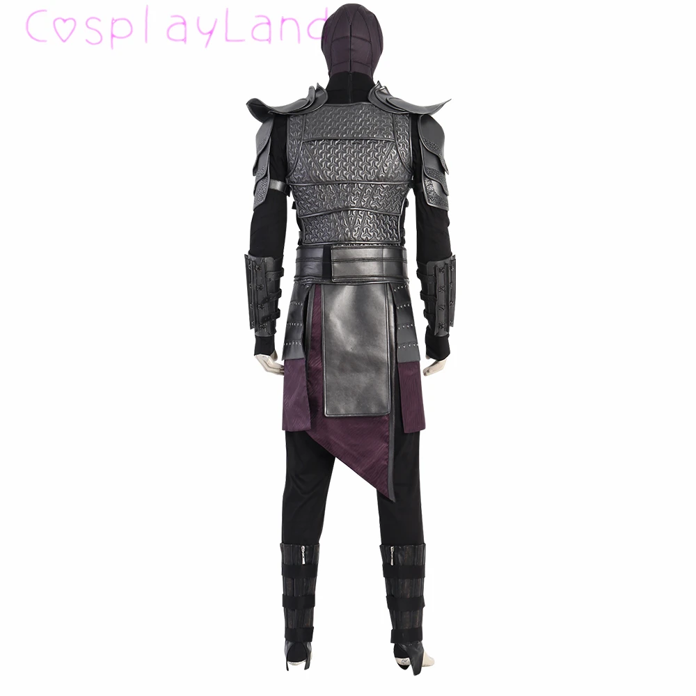Игровой костюм для косплея Ниндзя из игры Shotokan Хэллоуина Mortal Kombat Sub Zero Armor Battle Kuai