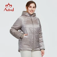 astrid 2021 new autumn winter womens coat women windproof warm parka plaid fashion jacket hood large sizes female clothing 9385