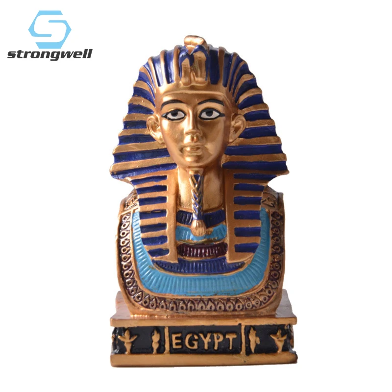 Strongwell египетская абстрактная скульптура Фараона Статуэтки из смолы настольное