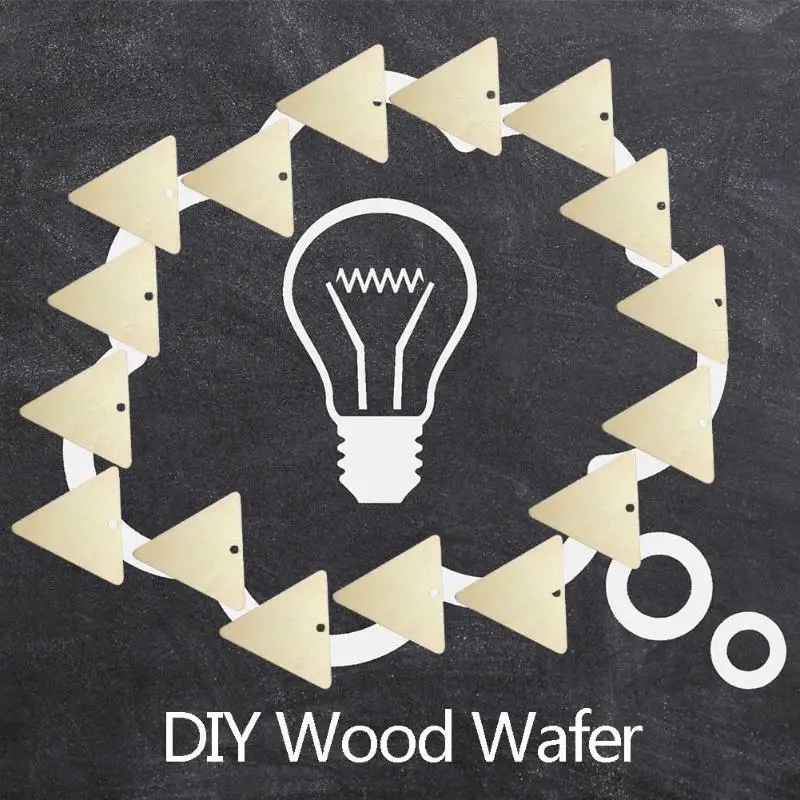 25 шт. подвесные бирки из натурального кусочки дерева для свадебных торжеств с