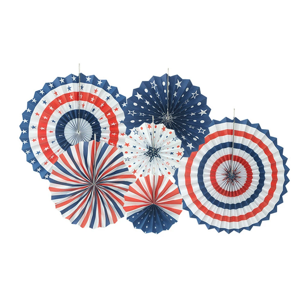 37 шт. патриотические украшения День независимости США синие красные и белые