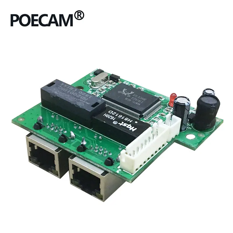 Машина для расширения 3 портов ethernet коммутатор 10/100 Мбит/с RJ45 UTP меди и 1 шт. 1*8