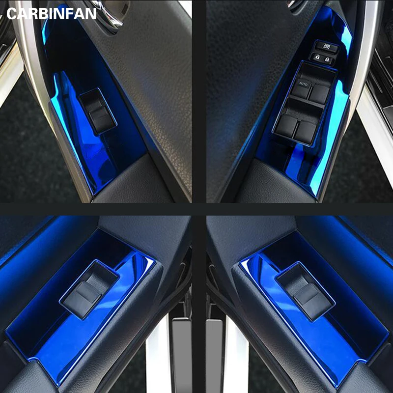 Стайлинг автомобиля Накладка для панели управления окон 4 шт./компл. toyota corolla 2013 2014