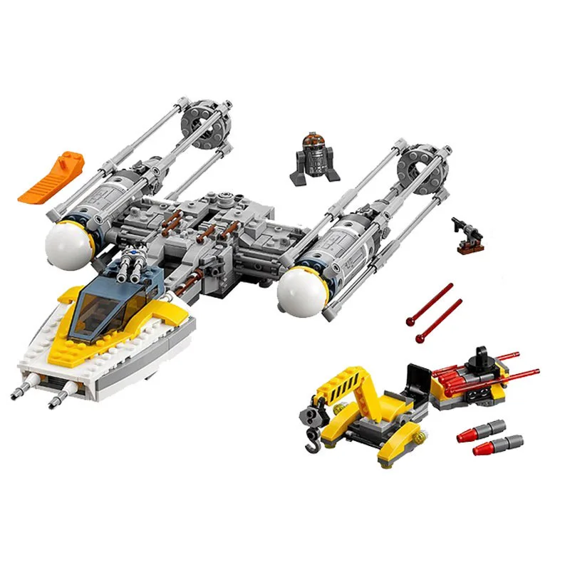 Серия Звездные войны фигурка истребителя блок X крыло Истребитель TIE Interceptor первый заказ транспортер игрушка "Звездные войны" Подарочные кубики