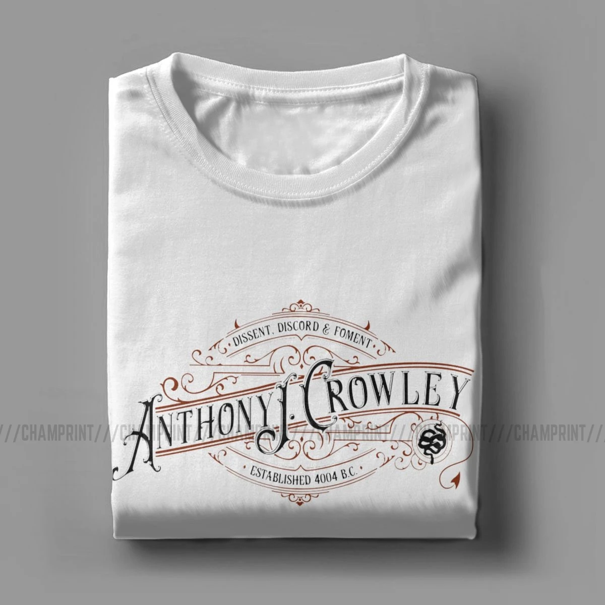 Anthony J. Crowley футболки для мужчин чистый хлопок Забавные с круглым вырезом хорошее