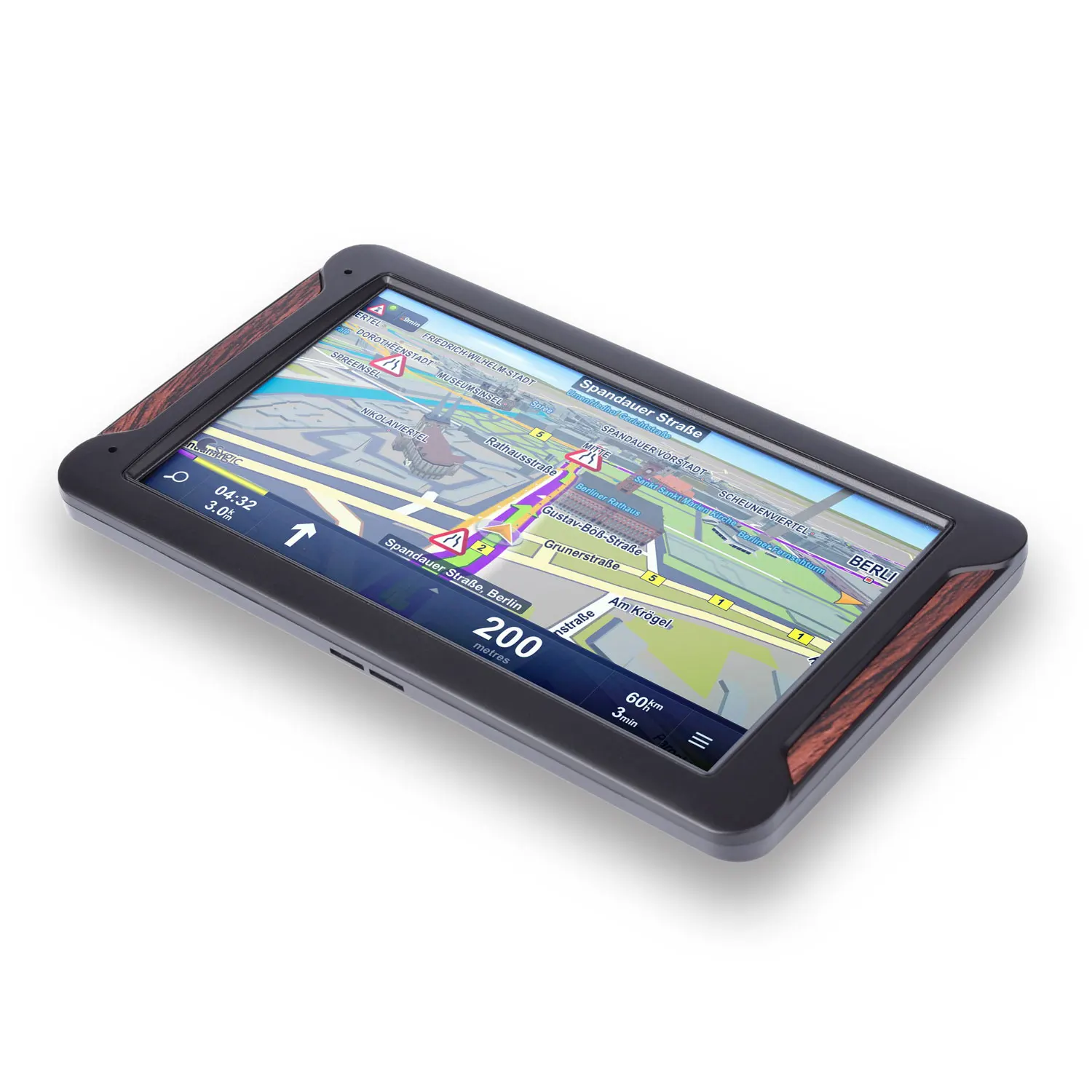Автомобильный GPS-навигатор HD 7 дюймов 8 ГБ ОЗУ 256 Мб FM Bluetooth AVIN новейшие карты Европы