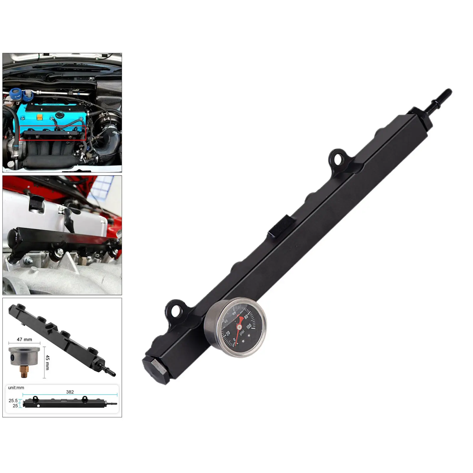 Заготовка алюминиевая топливная направляющая серии K для замены двигателя Honda Civic