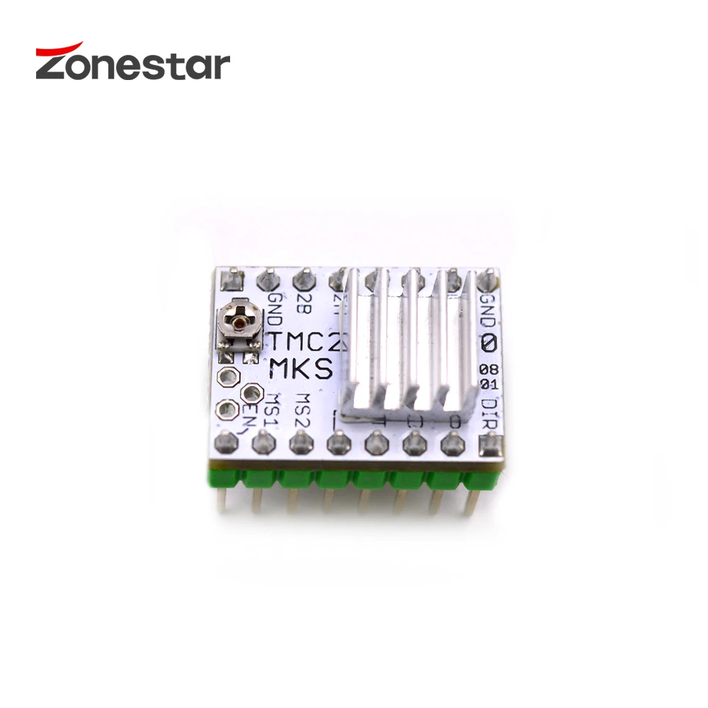 Модуль шагового двигателя ZONESTAR TMC2208 V2 с радиатором бесшумная Бесшумная Отличная