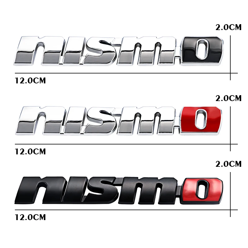 Металлические 3D наклейки NISMO 1 шт. Эмблема багажника автомобиля для Nissan Qashqai Tiida Teana