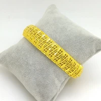 gold color cuff bangle for women dubai bride wedding ethiopian bracelet africa bangle jewelry gold charm bracelet party gifts
