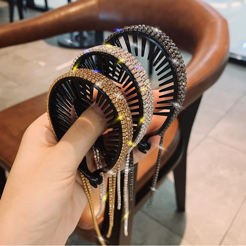 Женская заколка для густых волос AWAYTR элегантная конского хвоста |