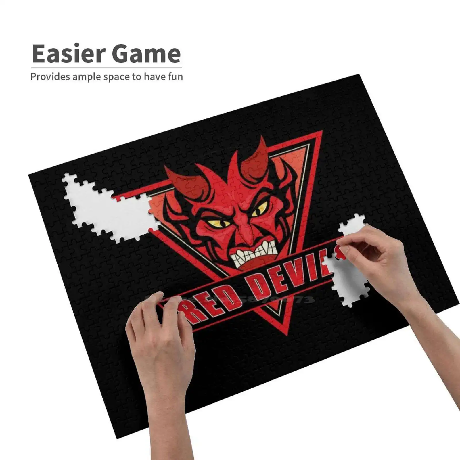 Игра-Головоломка Red Devils-Sal деревянные игрушки для сборки картин игры с логотипом