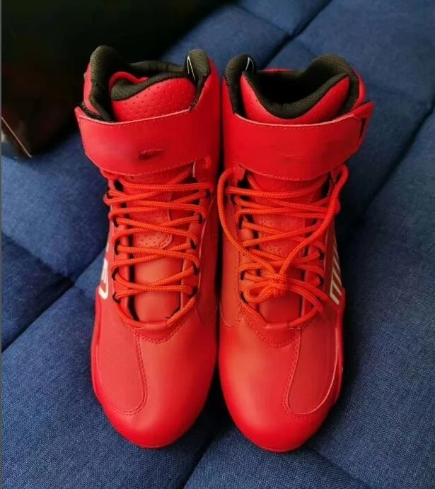 

lMotorcycle hig-end microfiber Leather Boots AIpinest Ridng Motocross Botas Motorboats Shoes Motorbike Racing Career Speed Boots