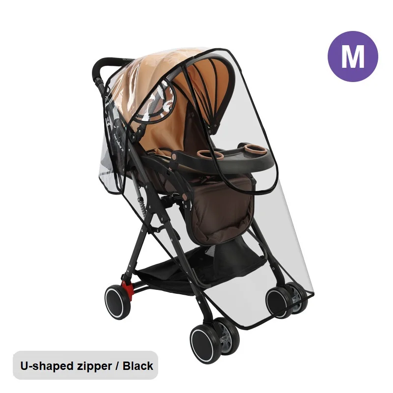 Universal Baby Stroller Accessories Rain Cover and Waterproof Stroller Cover Snow Protection Winter Accessories for Stroller - Цвет: As the picture