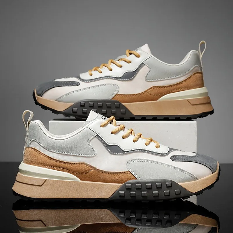 

Men's high-quality upgraded sports shoes, fashionable and comfortable, breathable men's shoes lace-up casual sports shoes