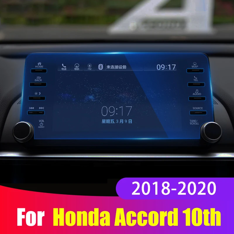 Стальная Защитная пленка для экрана навигатора Honda Accord X 10th 2018 2019 2020 панель