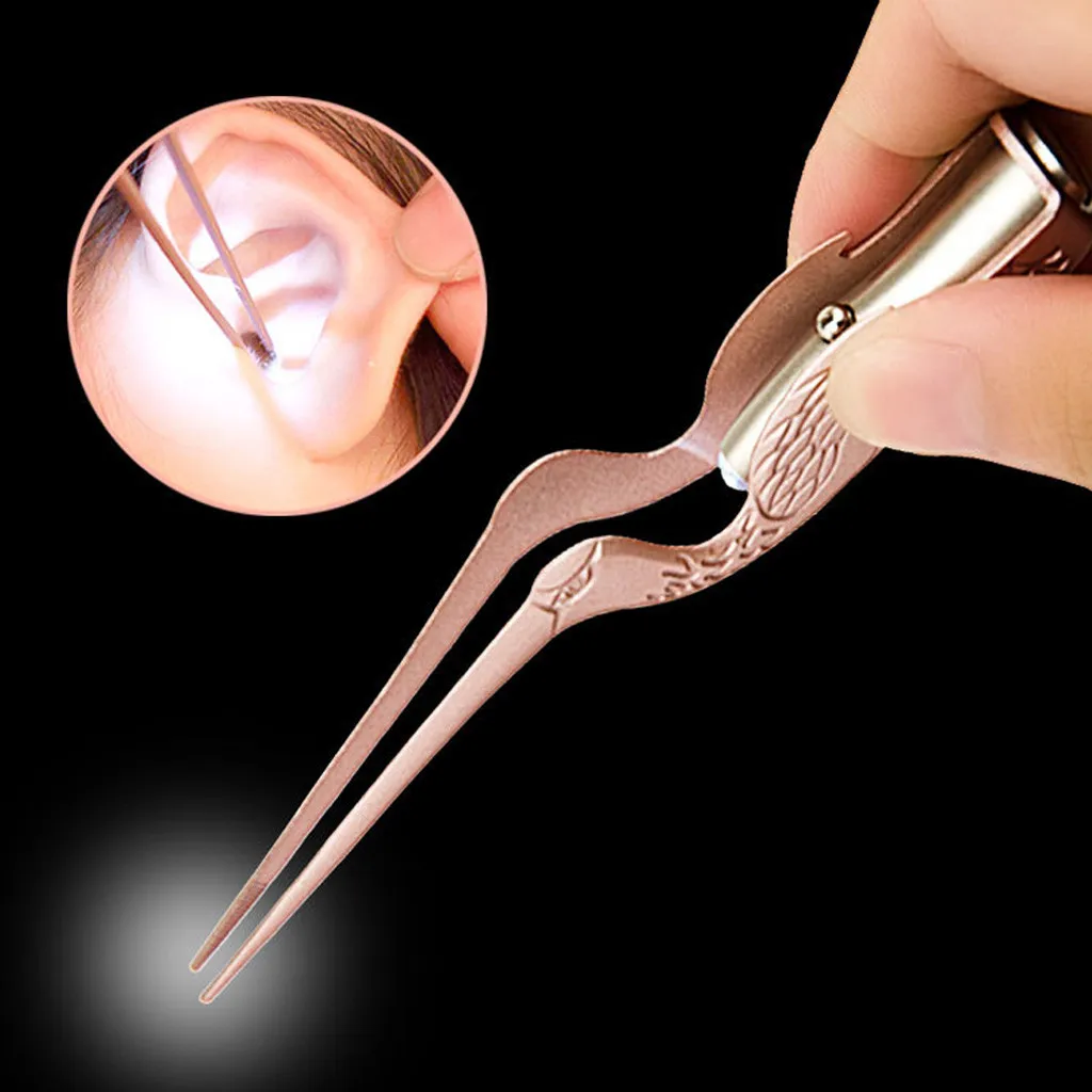 Удалитель ушной серы Детский Светильник Ушная ложка чистка ушей Визуальный