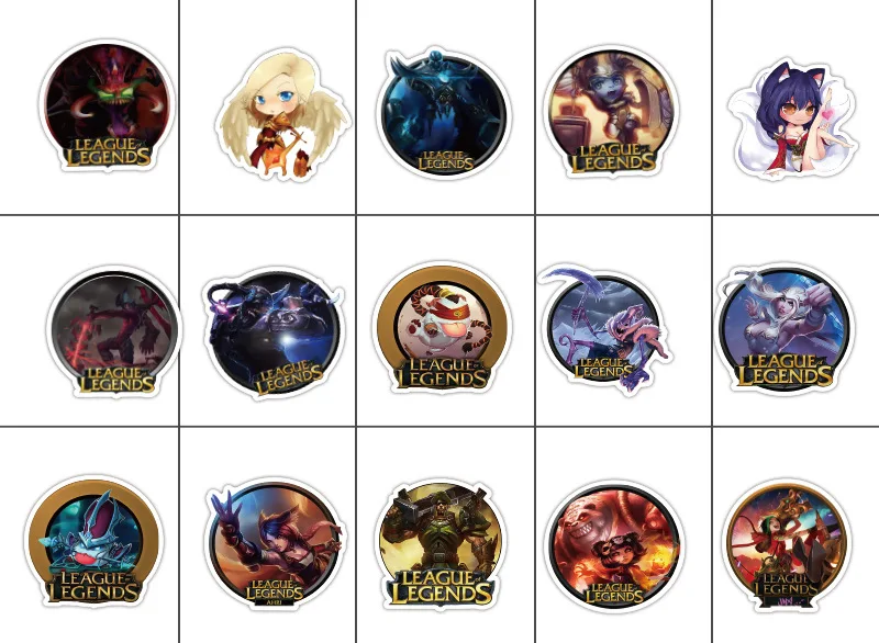 Наклейка s наклейки из игры League of Legends наклейка s 100 шт наклейка для ноутбука скейтборд наклейка s гитарная Наклейка для книги