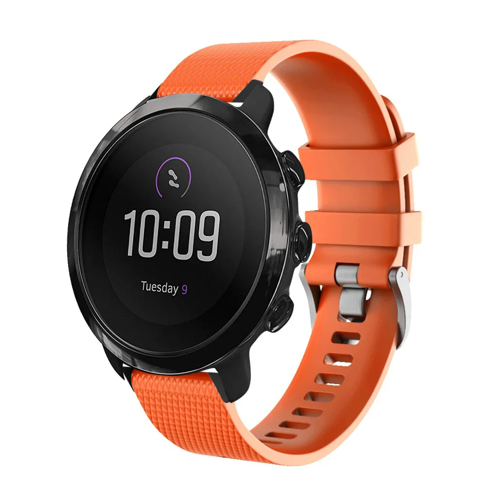 Large Silicone WatchBand WristStrap Bracelet Replacement For SUUNTO 3 Fitness Sports Colorful Wristband SmartWatchs Accessories |