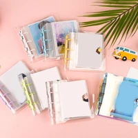 kawaii glittery bling mini pocket 3 ring diary notebook journal agenda diy photocard binder korean school stationery
