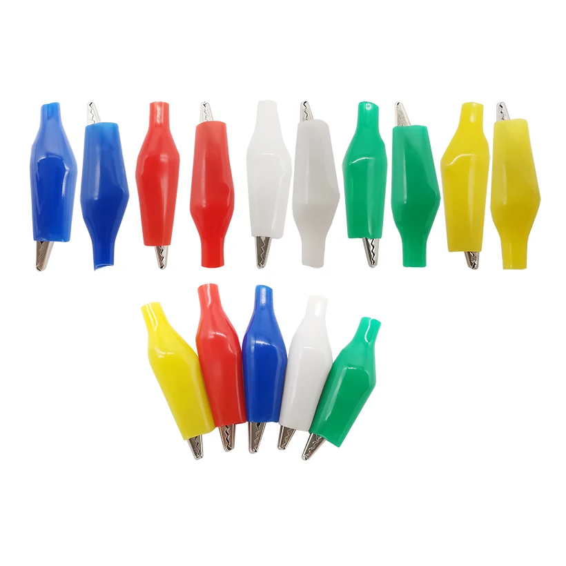 10/5 шт. изоляционные металлические зажимы типа крокодилы 35 мм Электрический тест